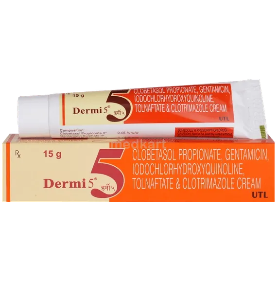 dermi 5 cream 15 gm